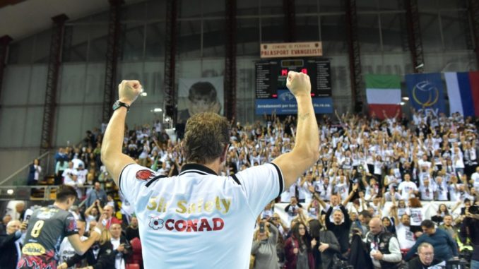 Sir Sicoma Colussi, Perugia vince 3-2, abbattuta la corazzata russa