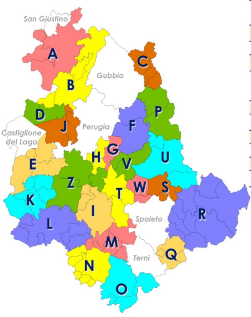 Fusione dei Comuni Umbri, studio Cna, da 92 a 30 municipi