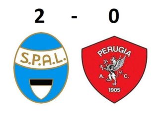 Il Perugia ha incassato a Ferrara una sconfitta per 2-0
