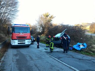 Incidente stradale nei pressi di Carsulae a Terni, ferito anziano