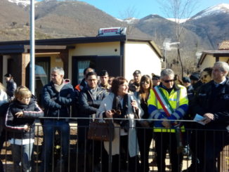 Sisma, consegnate le prime 18 casette a San Pellegrino di Norcia