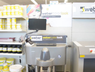 Tintometro Weber Saint-Gobain alla Trasimeno edilizia Pesciarelli