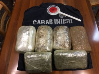 Droga Altotevere, un uomo e una donna arrestati dai carabinieri