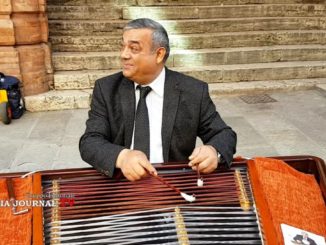 Costel Feraru suona per le vie di Perugia ammaliando il cuore