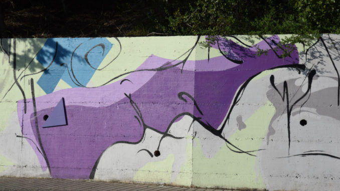 Perugia, inaugurato il murale presso la rotatoria dei Rimbocchi [FOTO]