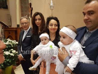 I Gemelli dell'Umbria a Rivotorto di Assisi, battesimo per gemelline Dea ed Elettra