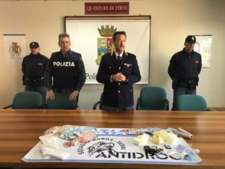 Terni, operazione antidroga Polizia, due arresti per spaccio e due denunce