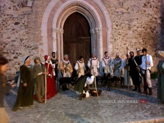 Perugia 1416, scene di caccia medievale del Rione Sant'Angelo