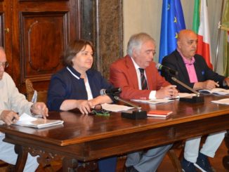 Da sinistra Anton Carlo Ponti, Fernanda Cecchini, Italo Marri, Ermanno Rossi 2