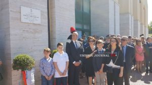 A Donato Fezzuoglio intitolati scuola, rotatoria e monumento in via Chiusi a Perugia