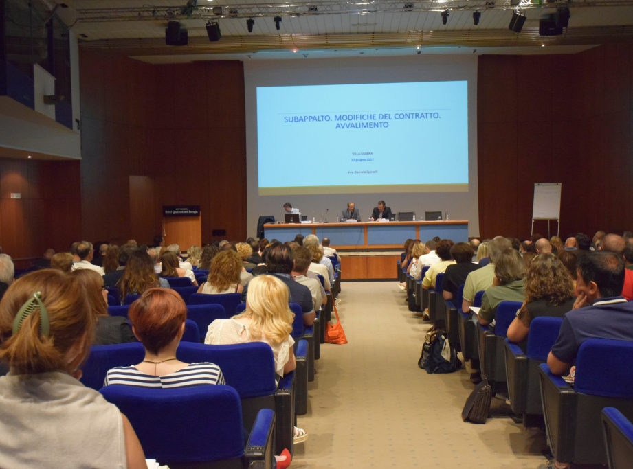 Appalti, il Presidente del Tar dell'Umbria apre il seminario di Villa Umbra