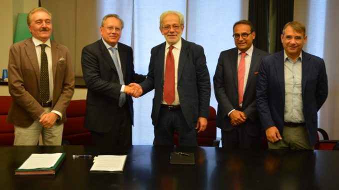Da sinistra Marcello Morlandi, Salvatore Santucci, Palmiro Giovagnola, Carmelo Campagna, Marco Tili 1