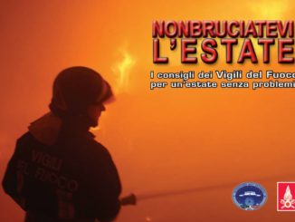 Non bruciatevi l'estate, i consigli dei Vigili del fuoco per non avere problemi