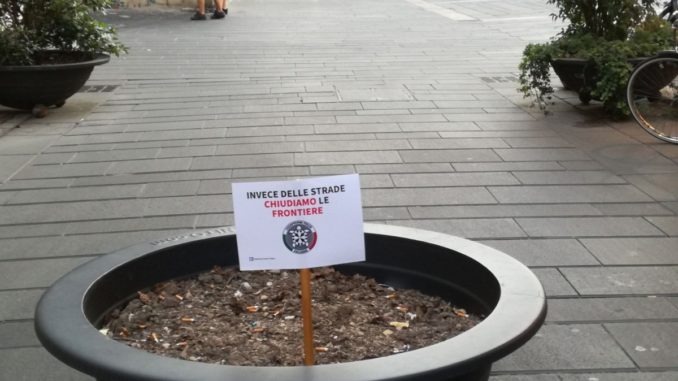 Appello di CasaPound Foligno, invece delle strade chiudiamo le frontiere