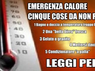 Emergenza caldo, ancora quattro giorni d’inferno, cosa NON FARE