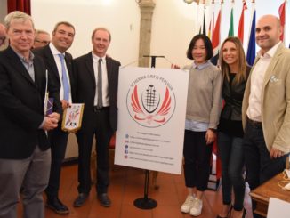 Valentina Vezzali inaugura nuova sala scherma Grifo a Perugia