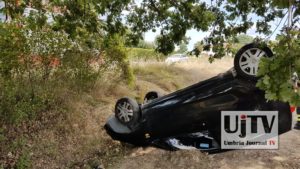 Incidente stradale lungo la Strada dei Loggi a Perugia, donna in ospedale [FOTO]
