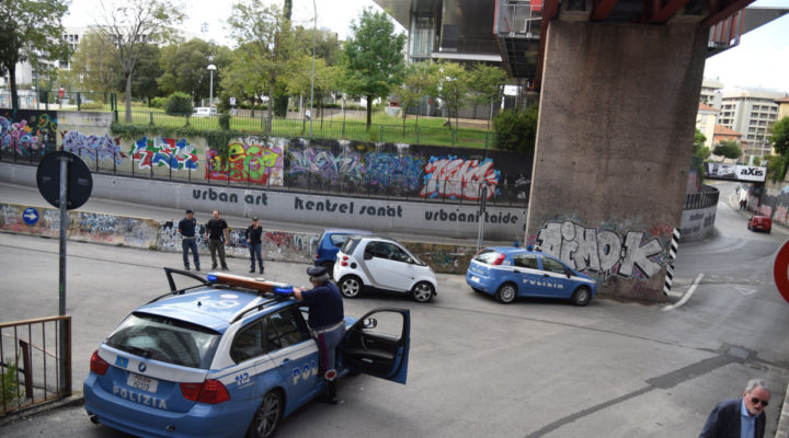Manovra a tenaglia, inseguimento e denunce, Polizia in azione Fontivegge