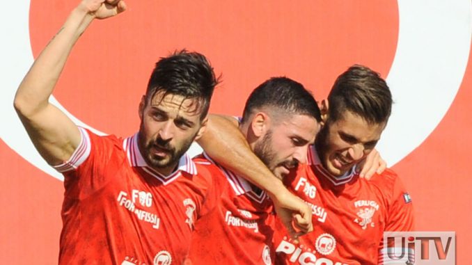 Calcio, serie B, il Perugia piega il Frosinone e riconquista la vetta [FOTO]