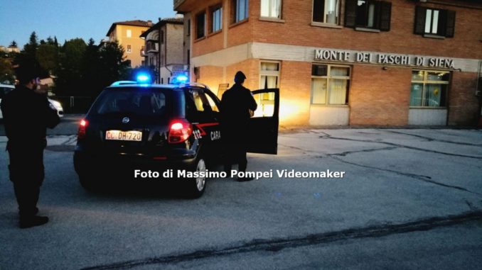 Assalto al bancomat Monte dei Paschi di Siena di Monteluce a Perugia