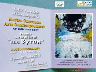 A Terni Mostra di Arte Contemporanea George Gordon Byron