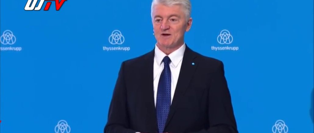 ThyssenKrupp chiude in rosso, impianto Ast Terni in vendita