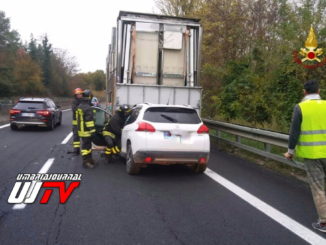 Incidente stradale con ferito lieve sulla E45 a Deruta