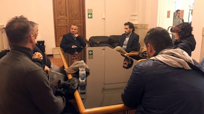 Il vicepresidente della Regione Fabio Paparelli, e il consigliere Pd Giacomo Leonelli, hanno incontrato la RSU della Colussi