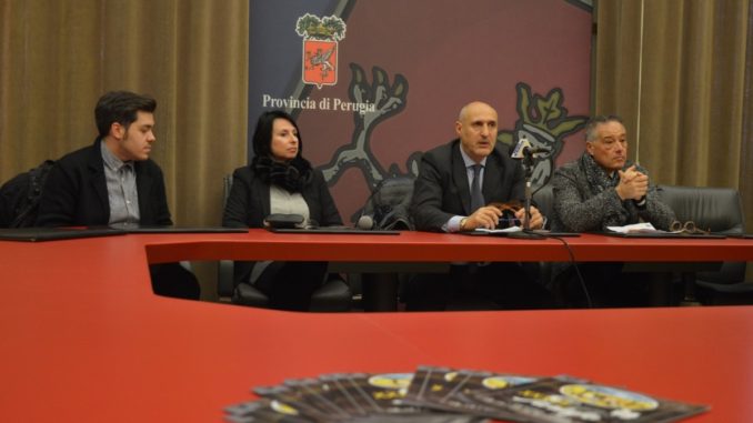 da sx, Vittorio Vetturani, Giusi Santarelli, Lodovico Baldini, Gianpiero Fusaro, tartufo