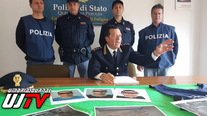 Rubano rame dal viadotto della strada statale 77, tre arresti a Foligno