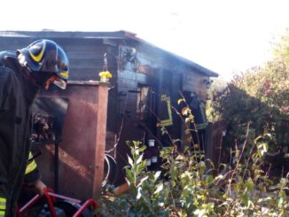 Incendio bombola con scoppio a Foligno durante il pranzo