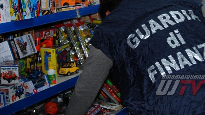 11 mila prodotti natalizi sequestrati ad Orvieto dalla Guardia di Finanza