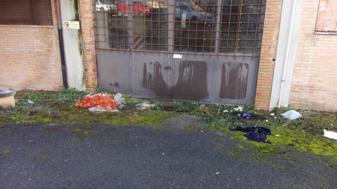 Denuncia delle Zone Degrado Permanente, ex sede della Telecom