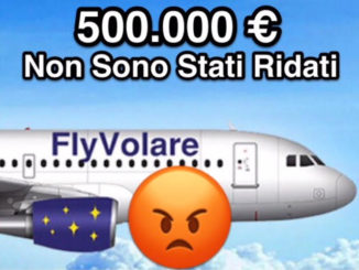 Blu Jet/Fly Volare non ha restituito i 500 mila euro a SASE