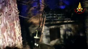 Incendio abitazione a Fratticiola Selvatica frazione di Perugia