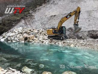 Valnerina, si riporta il Nera nel suo alveo naturale, ecco le foto dei lavori