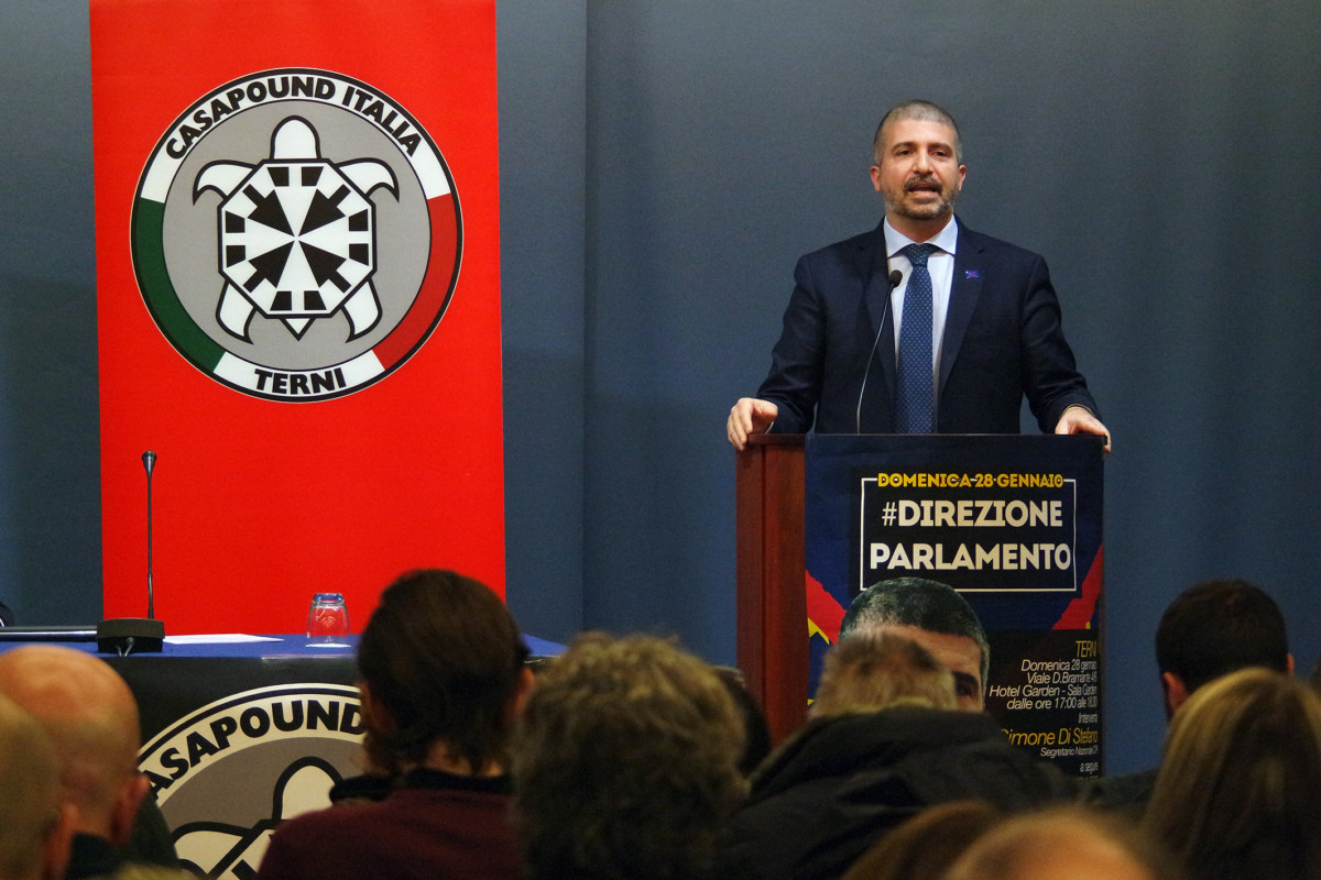 Simone Di Stefano e CasaPound Terni fanno il tutto esaurito al Garden