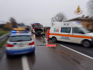 Schianto sulla E45, incidente stradale a Montebello di Perugia, due feriti