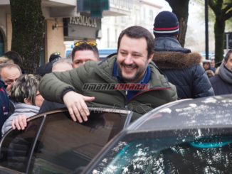 Matteo Salvini a Terni, lunedì 26 febbraio all'Hotel Valentino