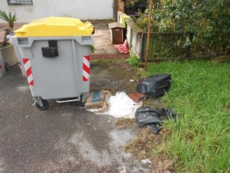 Non solo buche, degrado e palazzi abbandonati, ora anche rifiuti