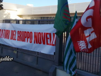 Incontro vertenza ex Novelli, sindacati "Si trovino soluzioni concrete e in tempi brevi"