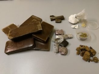 Hashish, cocaina e marjuana sequestrata a Terni, una persona arrestata