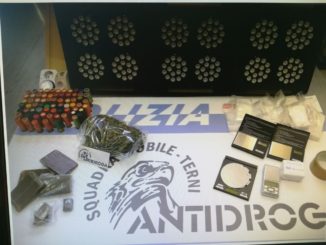 Una serra di droga, aveva oltre mezzo chilo di droga in casa