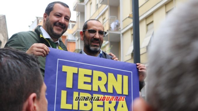 Matteo Salvini ritorna a Terni, mercoledì 6 febbraio incontra i cittadini