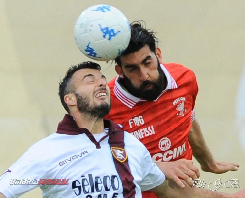 Il Perugia pareggia con la Salenitana, le foto della partita