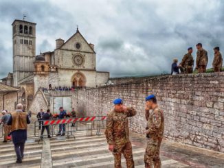 E' attesa ad Assisi per la Merkel e Santos, città blindata, tanti i giornalisti