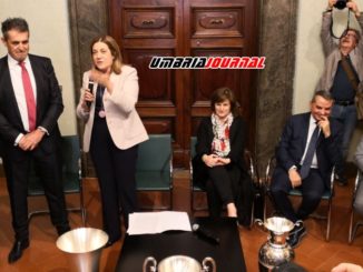 Sir Safety Conad Perugia, festa scudetto a Palazzo Donini