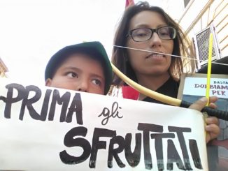 Prima gli sfruttati manifestazione antifascista Potere al popolo Terni