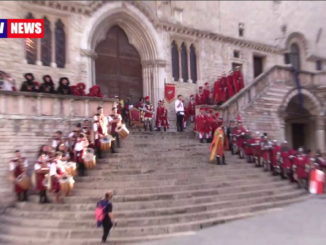 Perugia 1416, Braccio Fortebracci e la salita al Palazzo dei Priori