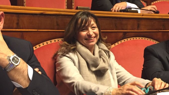 La senatrice Donatella Tesei, Presidente della Commissione Difesa